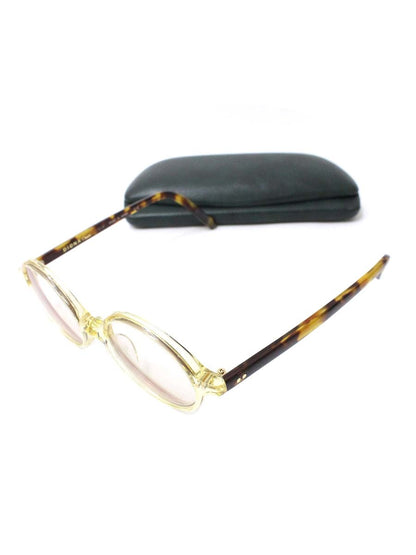 ディグナクラシック 124E メガネ 透明/ブラウン セルフレーム フルリム ラウンド（丸メガネ） ITRWM85EXAMX