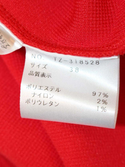 エムズグレイシー 318528　 トップス 38 レッド リボン リブ ニット ITEV9IIQYU8G