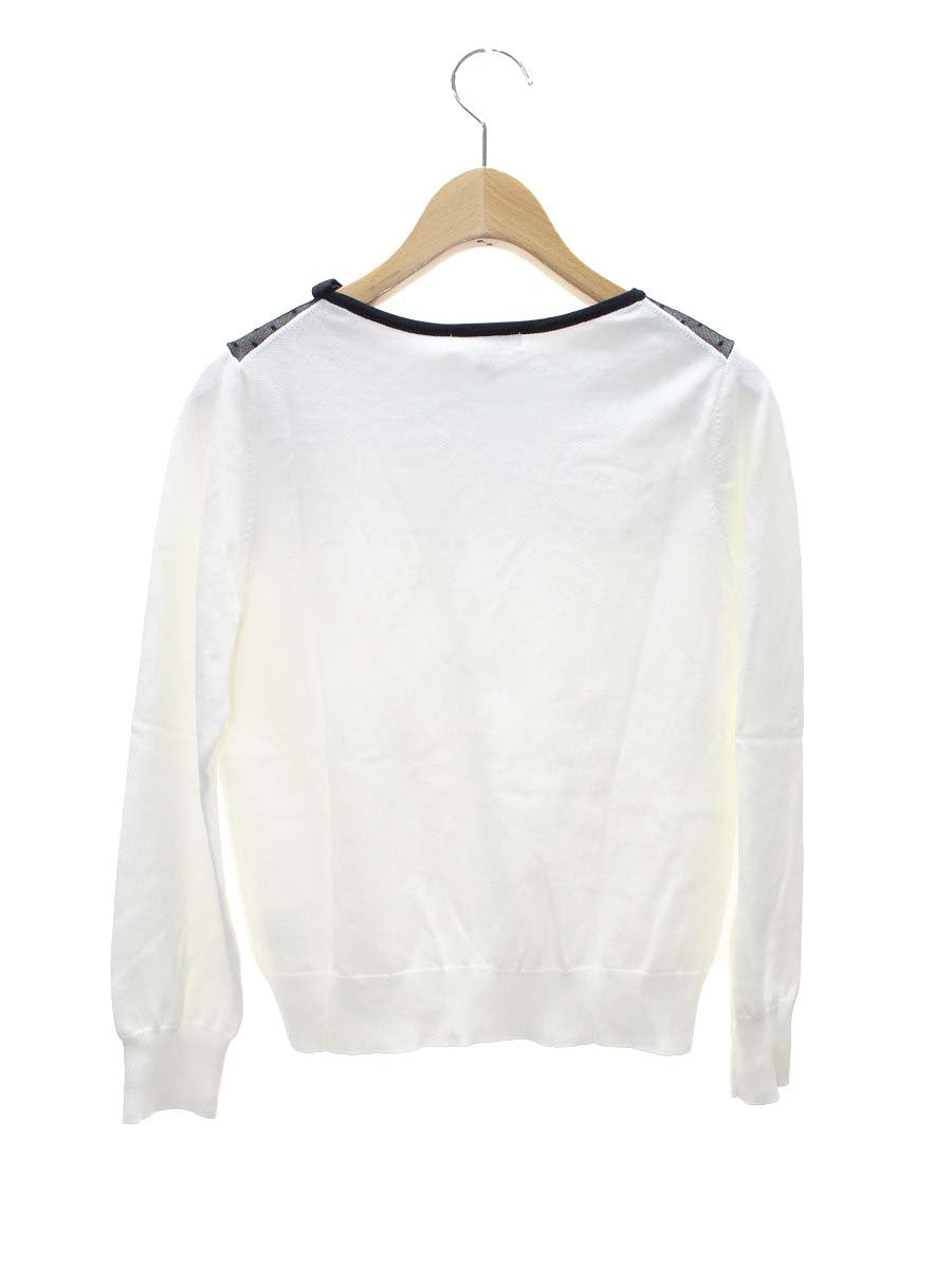 トッカ CHAMPS ELYSEES プルオーバー KRTONZ0401 カットソー XS ホワイト レース IT7PG596RM1X