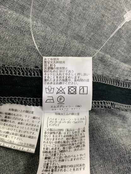 エムズグレイシー チュール被せデニムジャンパースカート 417314 36 ブラック ITJHVT78LS68
