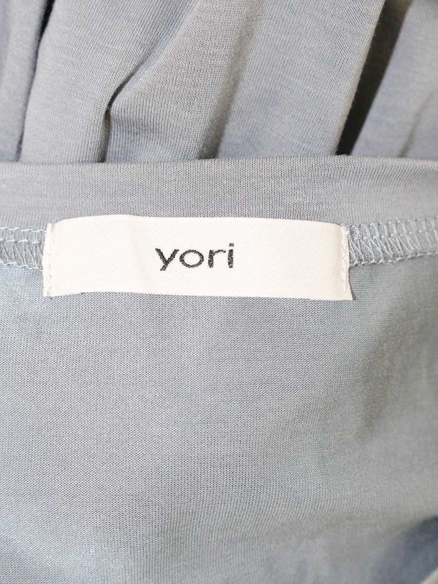 ヨリ YR2211-089SM カットソー F グレー ペプラム フレア ITFJGVKBNX9O