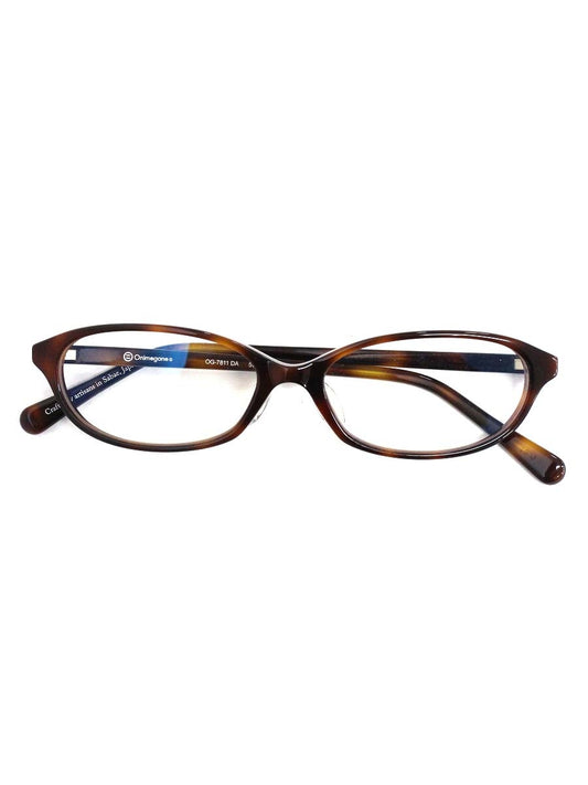 オニメガネ OG-7811 DA メガネ ブラウン セルフレーム フルリム オーバル ITDZXWSJ3WX6 【SALE】