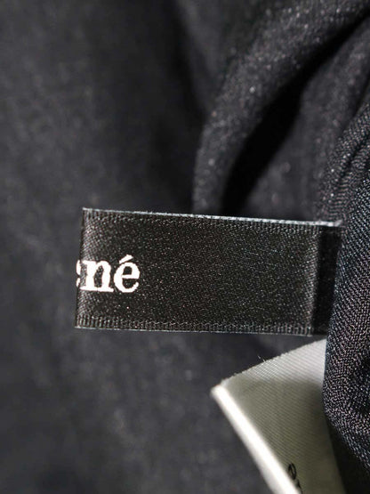 ルネ 5426970 ワンピース 36 ブラック フリル フレア ITG2SUQ4CC2A