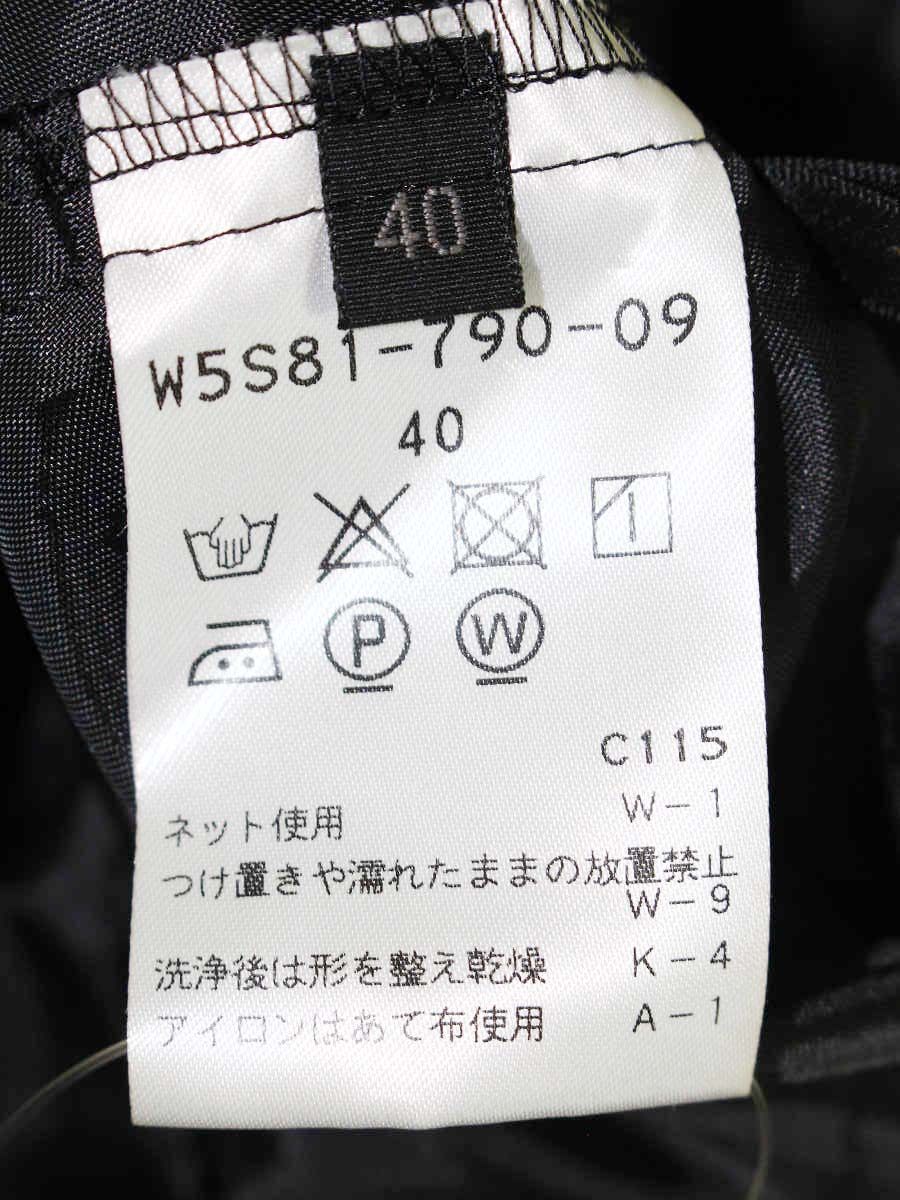 トゥービーシック W5S81-790-09 スカート 40 ブラック フラワーモチーフ ITU3JCAZNGMI