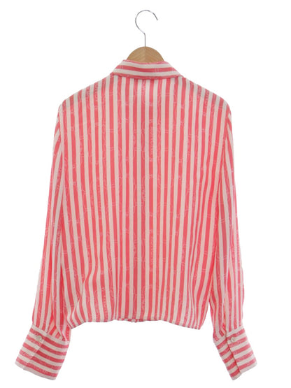 アニオナ WS1926109 シャツ 40 レッド シルク ITGIW0SQ3OXA