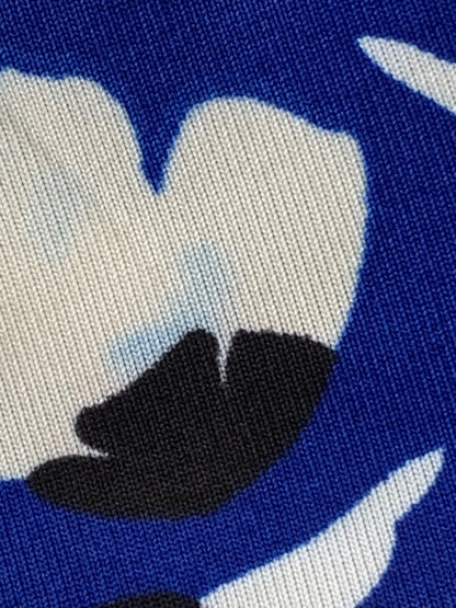 スーパービューティー トップス 42 ブルー 花 ビジュー ITEER96QDCAT