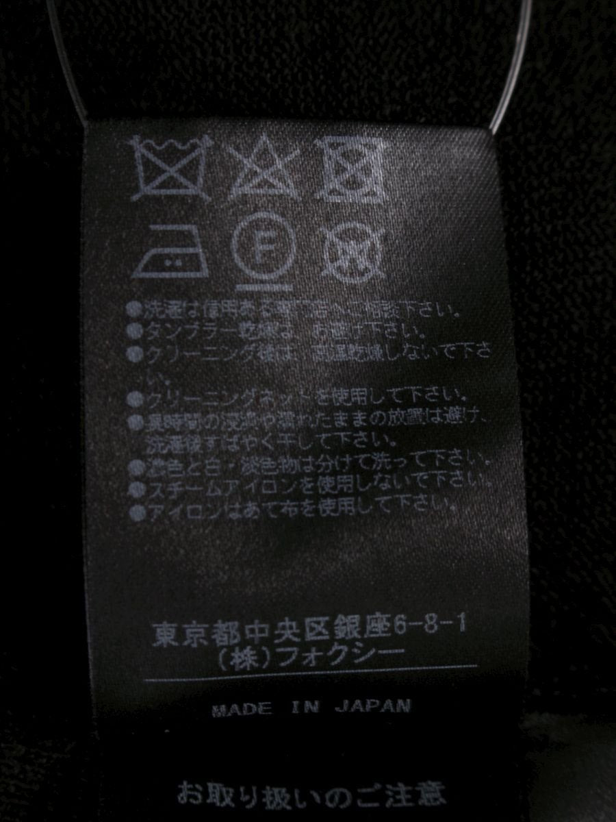 フォクシーブティック Dress Linen Chic 37698 ワンピース 40 ブラック ニット IT41YU6S1ZTW