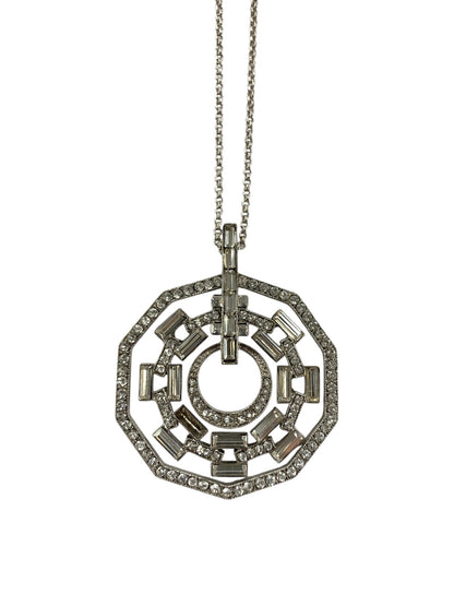 フォクシーブティック ネックレス シルバー ラインストーン ITSBZ7N5EQGS