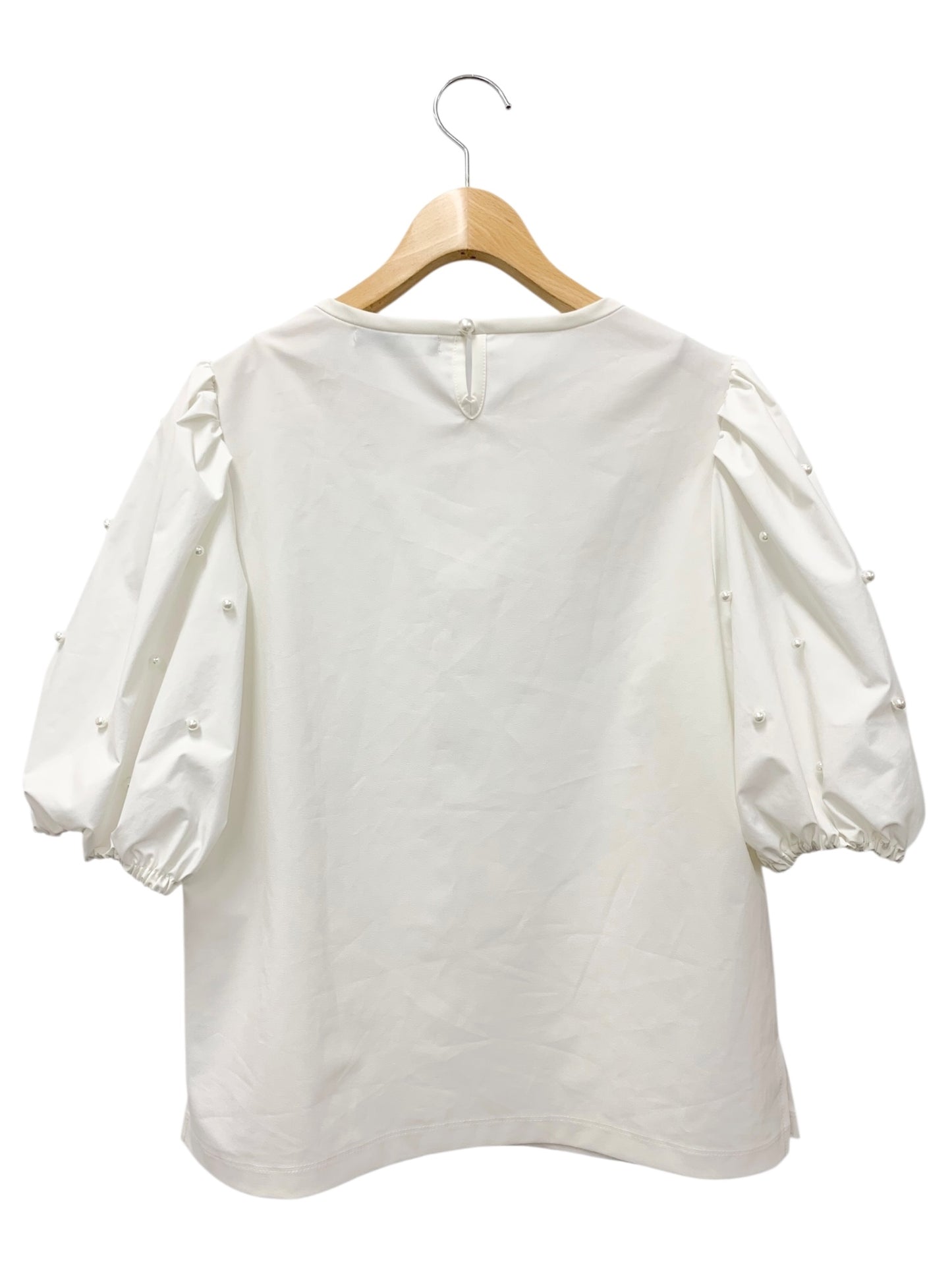 ルネ 5527031 プルオーバー 38 ホワイト パール ストレッチ ITDQX72ZGNGO