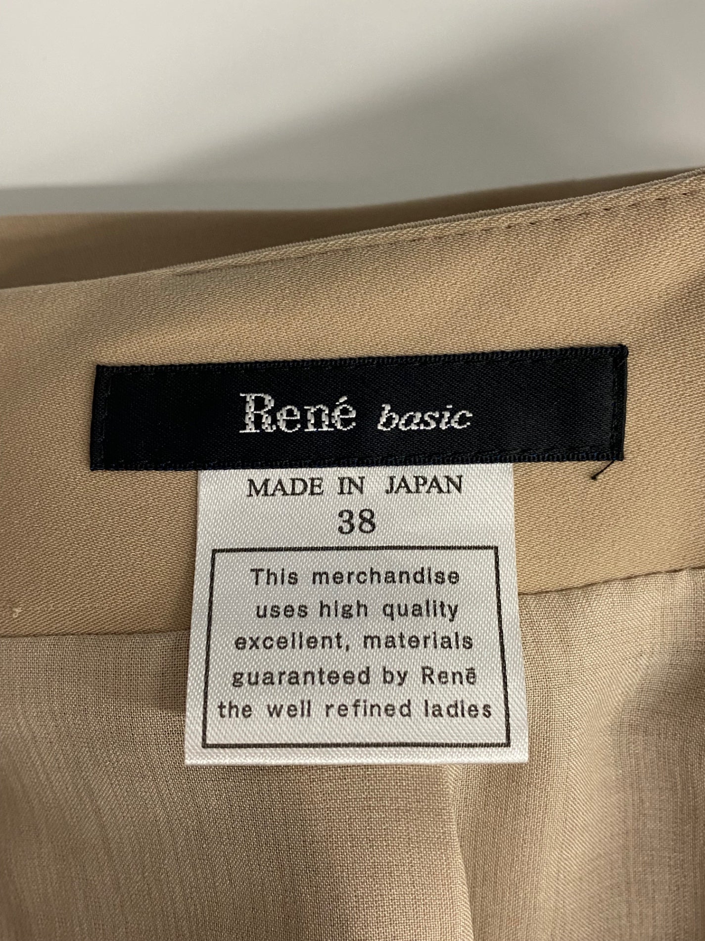 ルネ 5514020 スカート 38 ベージュ ITW7C3EEOIB6 【SALE】