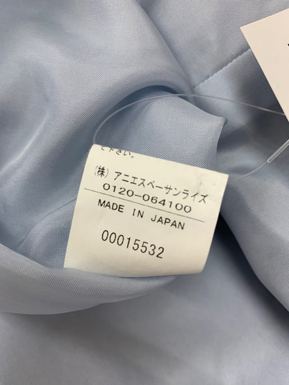 アニエスベー　 1204-3175 08Ｗ コート 40 ブルー クルミボタン スカラップ ウール IT993CETHISA