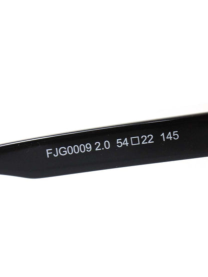 富士山眼鏡 PEDAN FJG0009 メガネ ブラック セルフレーム フルリム ウェリントン ITIC9546KFNK