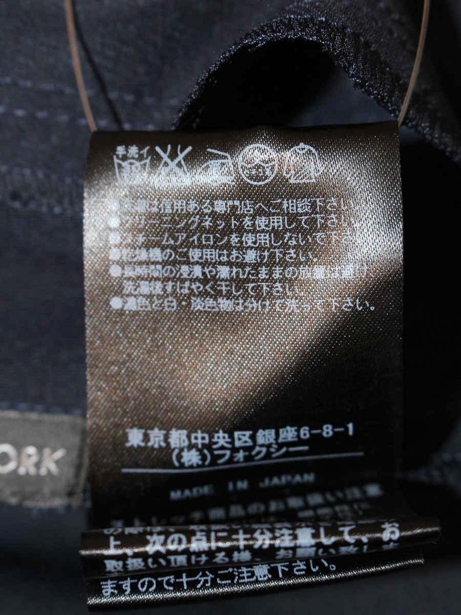 フォクシーニューヨーク レディシェイプ 29642 ワンピース 40 ネイビー ITZVI5KJJXJK