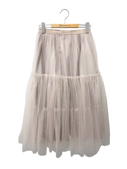 フォクシーブティック Skirt Annette 42134 チュールスカート 38 ベージュ 2022年増産品 IT8HFTQ2EVMZ