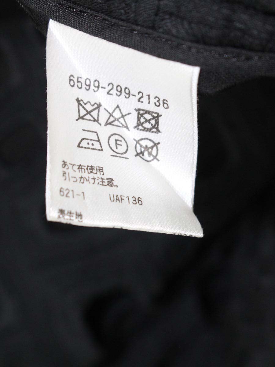 ドゥロワー 6599-299-2136 カットソー 38 ブラック カットワーク メッシュ IT00AUYB9QBO