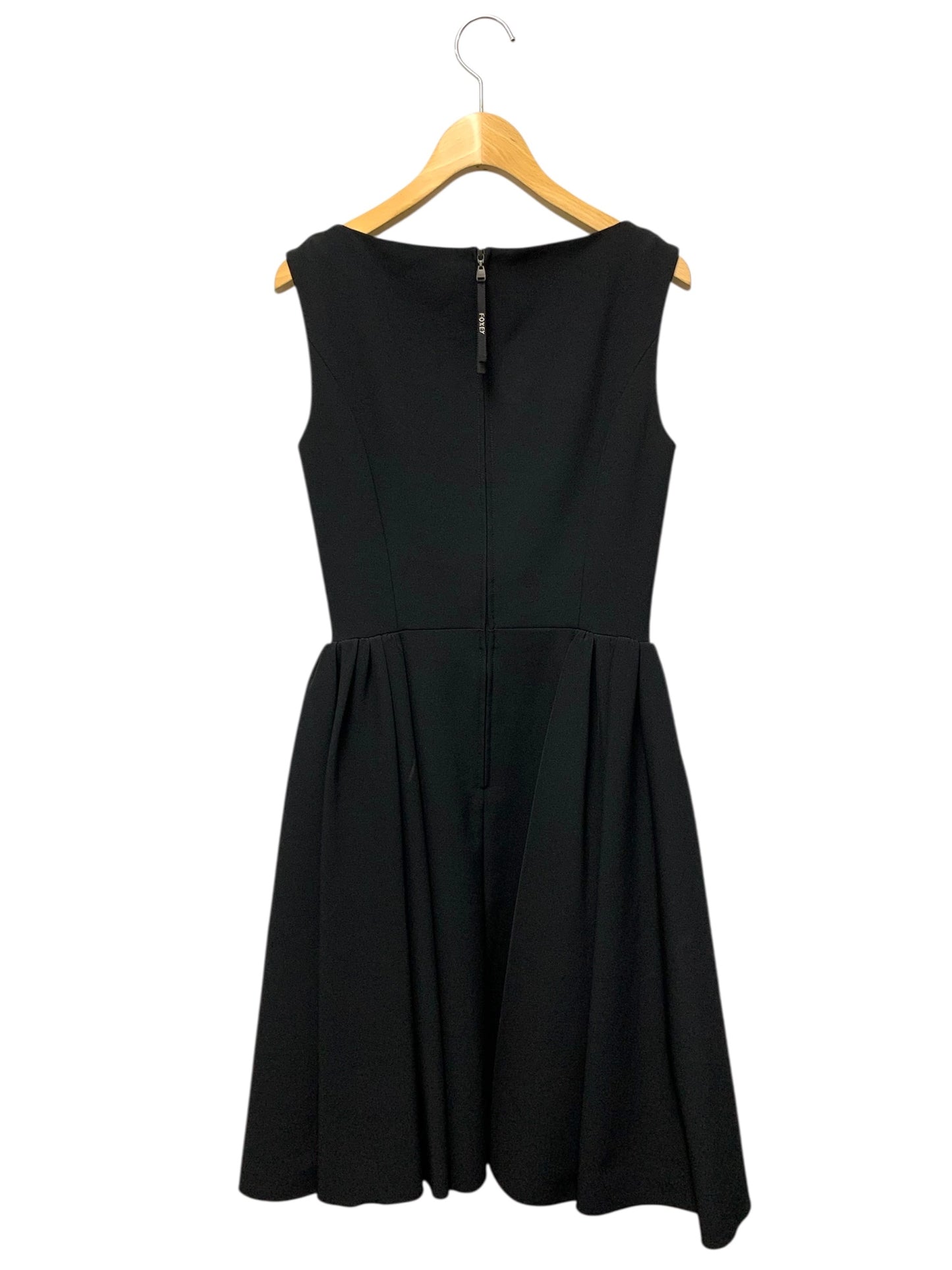 フォクシーニューヨーク Side Gathers Dress 38328 ワンピース 38 ブラック ITVLDYOXXQGW