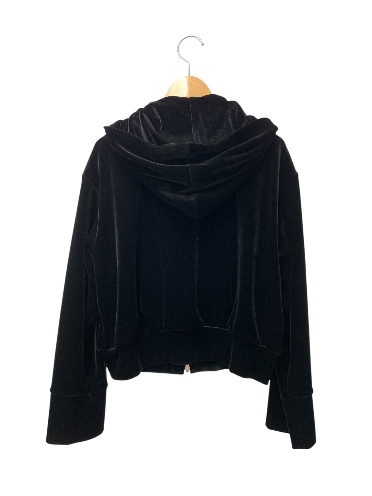 デイジーリン LUXURY PARKA 07290 パーカー F ブラック ベロア ITY199PTIJRG