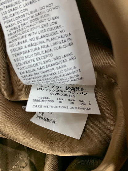 マックスマーラ 10861933 コート 38 キャメル リアルト IT0B4ZG8NPBS