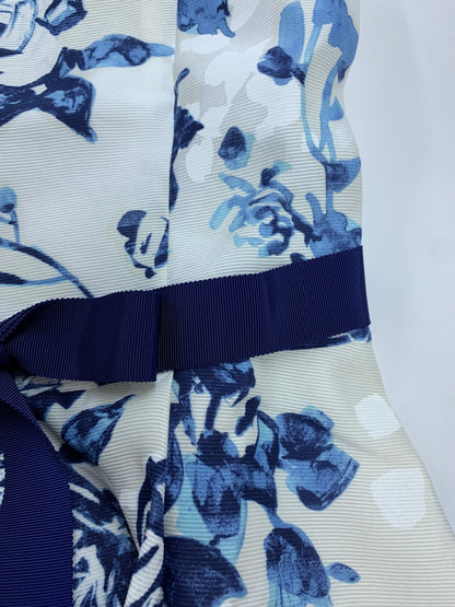 エムズグレイシー バラモチーフタックドレス 411311 36 ブルー IT9ARFIX8IZY