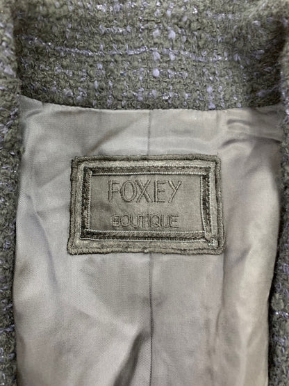 フォクシーブティック ジャケット グレース 37621 38 ネイビー ツイード ITDMDITGXMVA