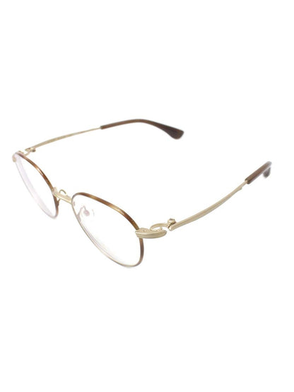 フォーナインズ S763T メガネ ブラウン メタルフレーム フルリム ウェリントン ITXNWWIDJLO2