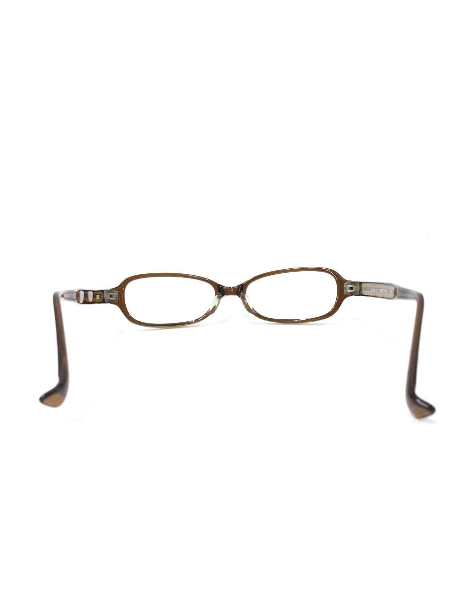 フォーナインズ E-16 メガネ ブラウン クリア フルリム スクエア ITF9CO5A48T4
