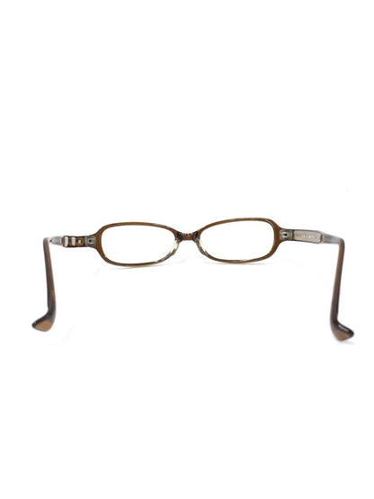 フォーナインズ E-16 メガネ ブラウン クリア フルリム スクエア ITF9CO5A48T4