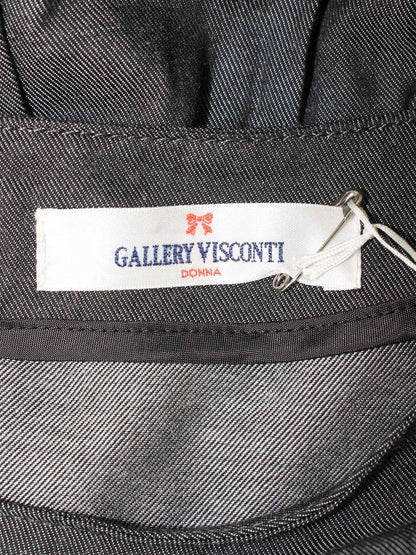 ギャラリービスコンティ 1228067 ワンピース 3 ブラック デニム リボン 花 刺繍 ITX1CD0S0IIO