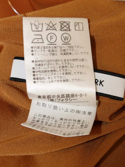 フォクシーニューヨーク Dress 38659 ワンピース 40 オレンジブラウン 2WAY フレア ITKT8R7JWW3I