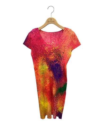 プリーツプリーズイッセイミヤケ PP31-JT767 チュニック 3 オレンジ ITY8XOER311W