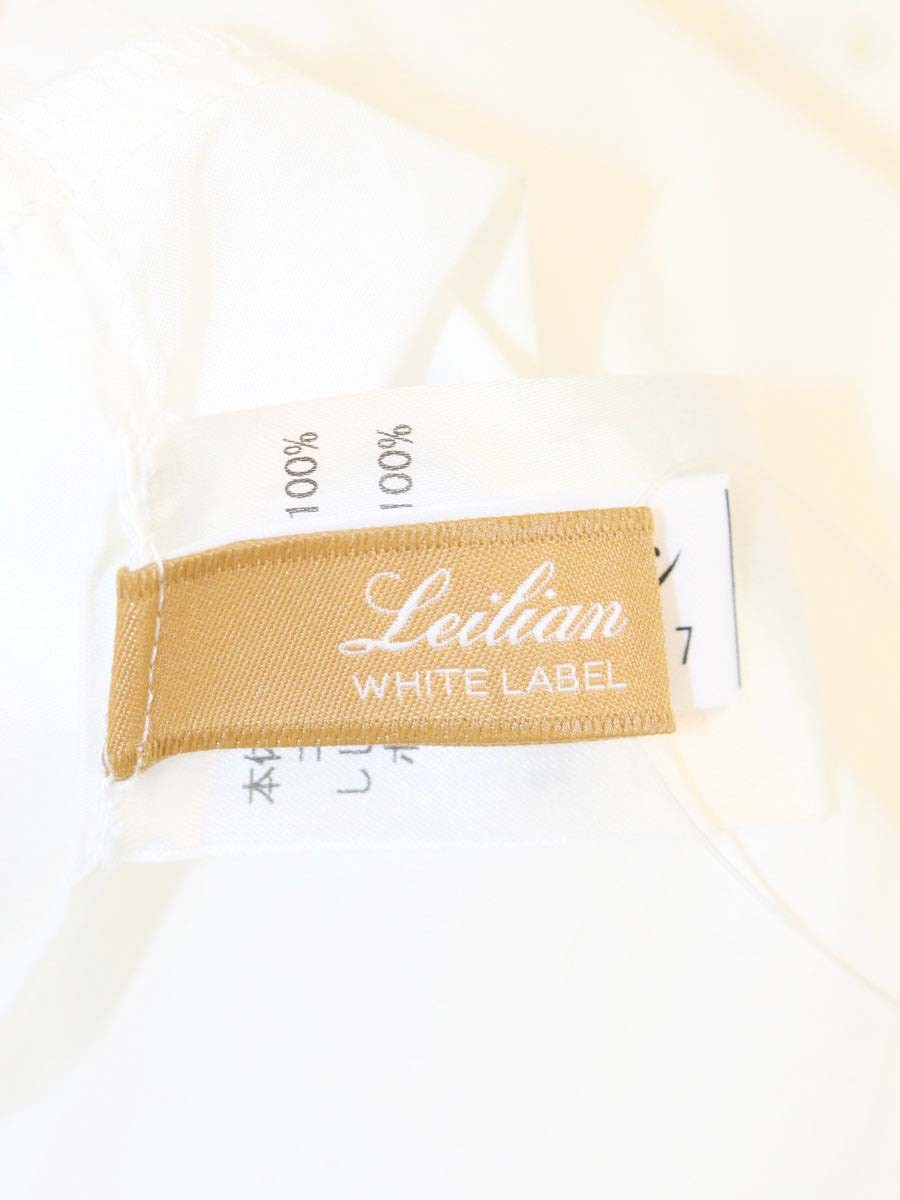 レリアン WHITE LABEL JS-0402586 チュニックブラウス 11 ホワイト カットワーク ITPET6QZF08S