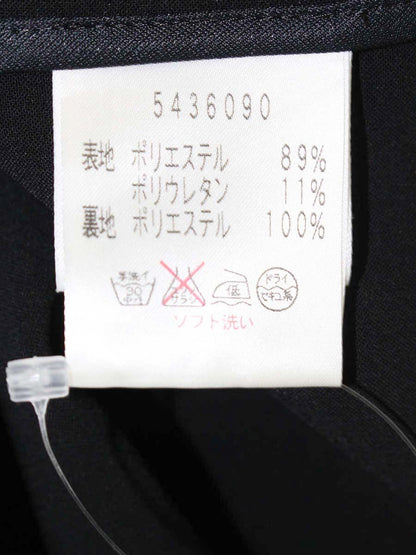 ルネ basic 5436090 ワンピースコート 34 ブラック カメリアジップ タック ITADWZF6WUR6