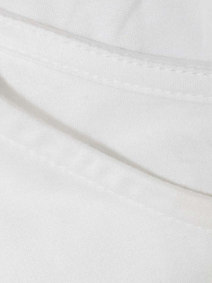 エムズグレイシー 015332 カットソー 40 ホワイト リボン バルーンスリーブ 異素材ミックス ITR5E94C4NFQ