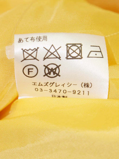 エムズグレイシー Asymmetry Skirt 917338 スカート 40 イエロー ITCMU8OIB8CG