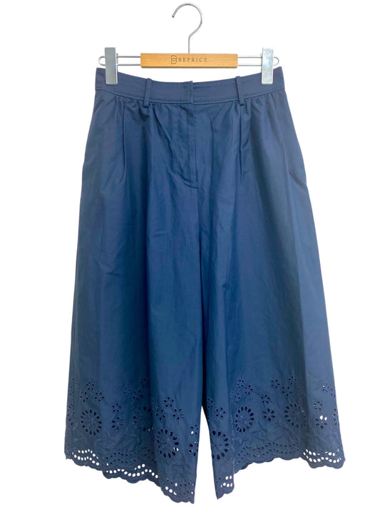 エムズグレイシー Lace Pants 816307 パンツ 36 ネイビー レース IT1UACKAQUFY
