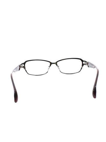 サムライ翔 SS-J36 メガネ ガンメタル/ダークレッド コンビフレーム スクエア ITU6EKNGF1FB