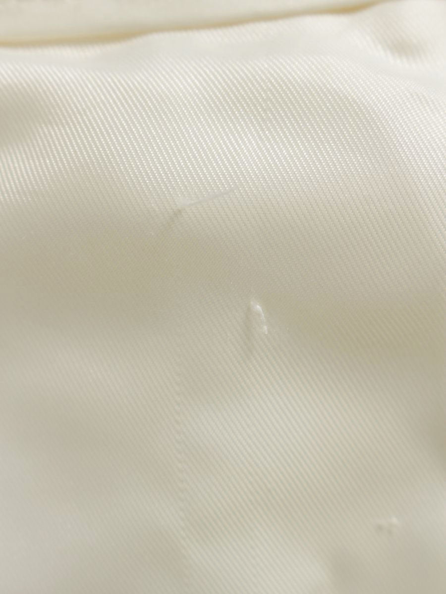 トゥービーシック W5R53-341-40 パンツ 38 ホワイト クロップド レース フラワーモチーフ IT1W41DJMFHG