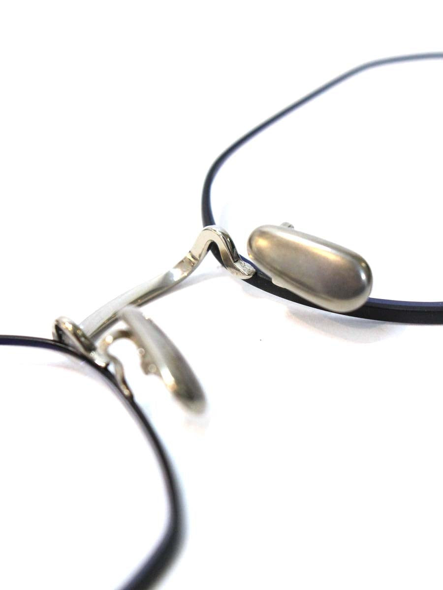 BJクラシックコレクション PREM-140 NT メガネ シルバー/ブラック ヘキサゴン メタルフレーム Pure Titanium PREMIUM C7-5R IT7ZMPTP58PI