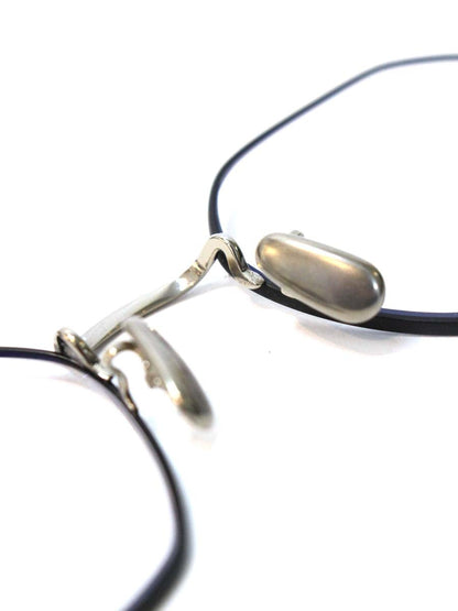 BJクラシックコレクション PREM-140 NT メガネ シルバー/ブラック ヘキサゴン メタルフレーム Pure Titanium PREMIUM C7-5R IT7ZMPTP58PI