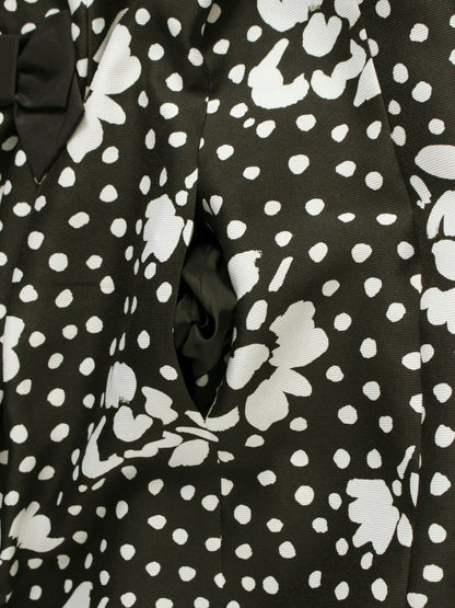 エムズグレイシー 231313 ワンピース 44 ブラック フラワー刺繍 ITWRAF00POS2