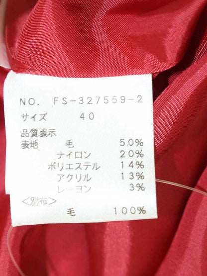 エムズグレイシー 327559 スカート 40 レッド ツイード ITATYYHQ6QWW