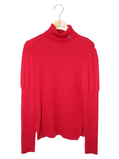 ルネ 6242470 ニット トップス 34 レッド ハイネック ITVCI2SG1W74