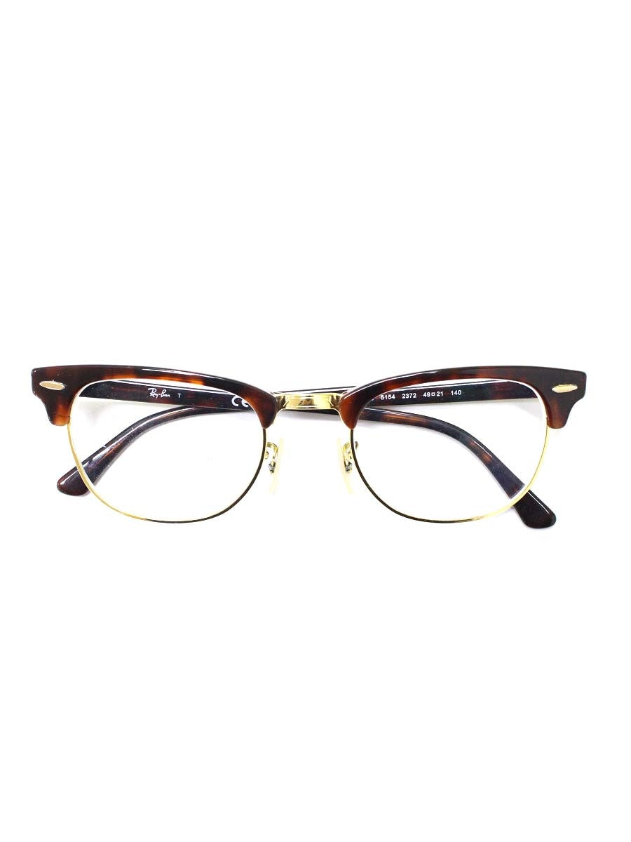 レイバン RB5154 メガネ ブラウン/ゴールド コンビフレーム フルリム ウェリントン ITP8IF5LTM22