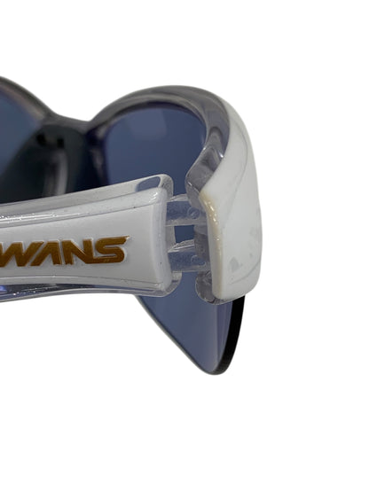 スワンズ LUNA サングラス ホワイト セルフレーム ハーフリム（ナイロール）オーバル（楕円） IT47RKQ5V2PW 【SALE】