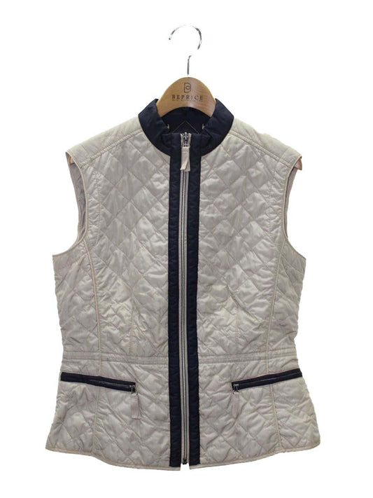 ウィークエンドマックスマーラ 51510117 ジップアップベスト 38 ベージュ キルティング IT6W20CM3W1C