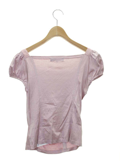 エムズグレイシー 825338 Tシャツ カットソー 38 ピンク リボン IT7Z2JCGLLLD