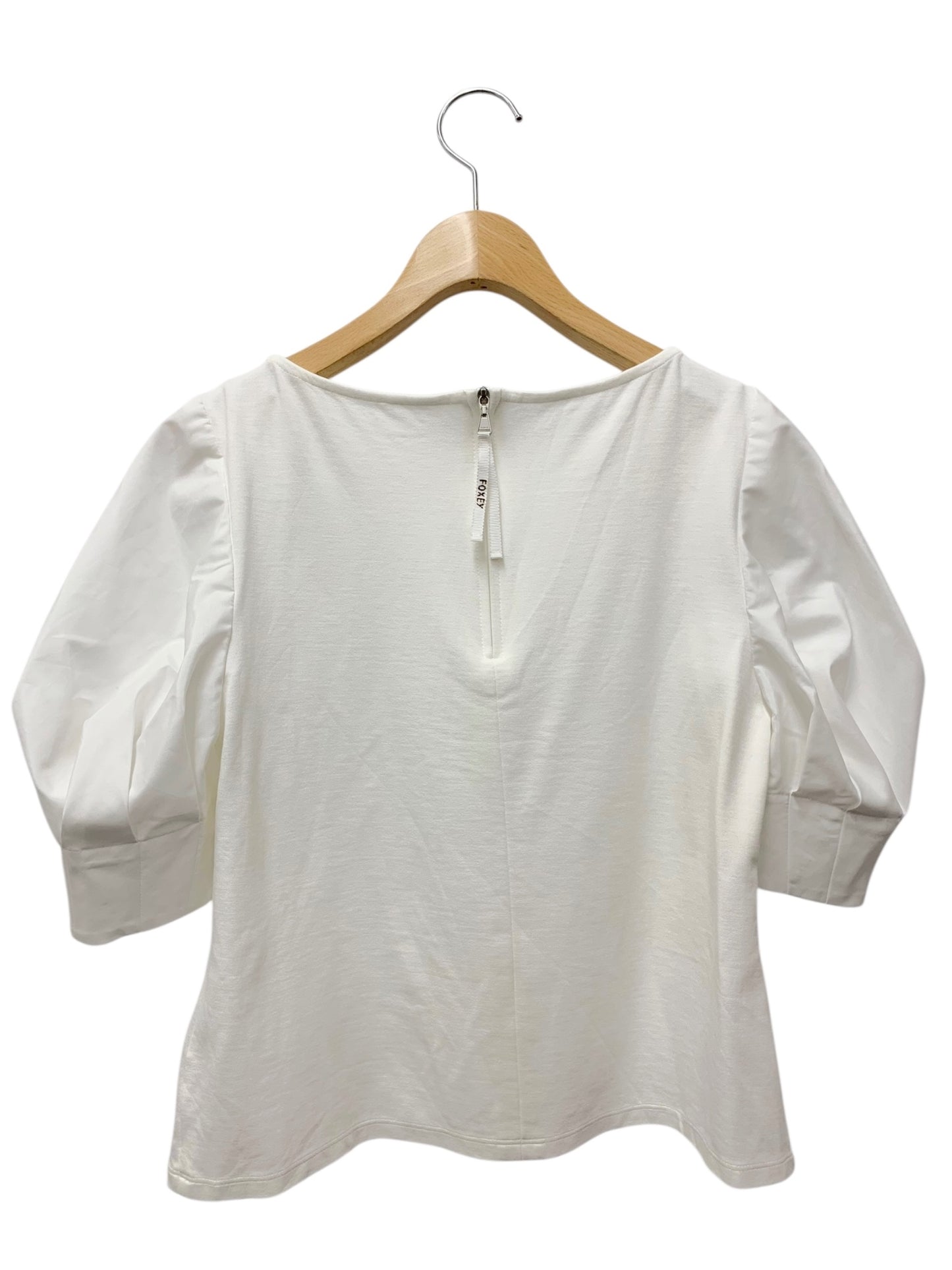 フォクシーニューヨーク トップス Baille Top 42833 38 ホワイト ITO2P7SNNLBN