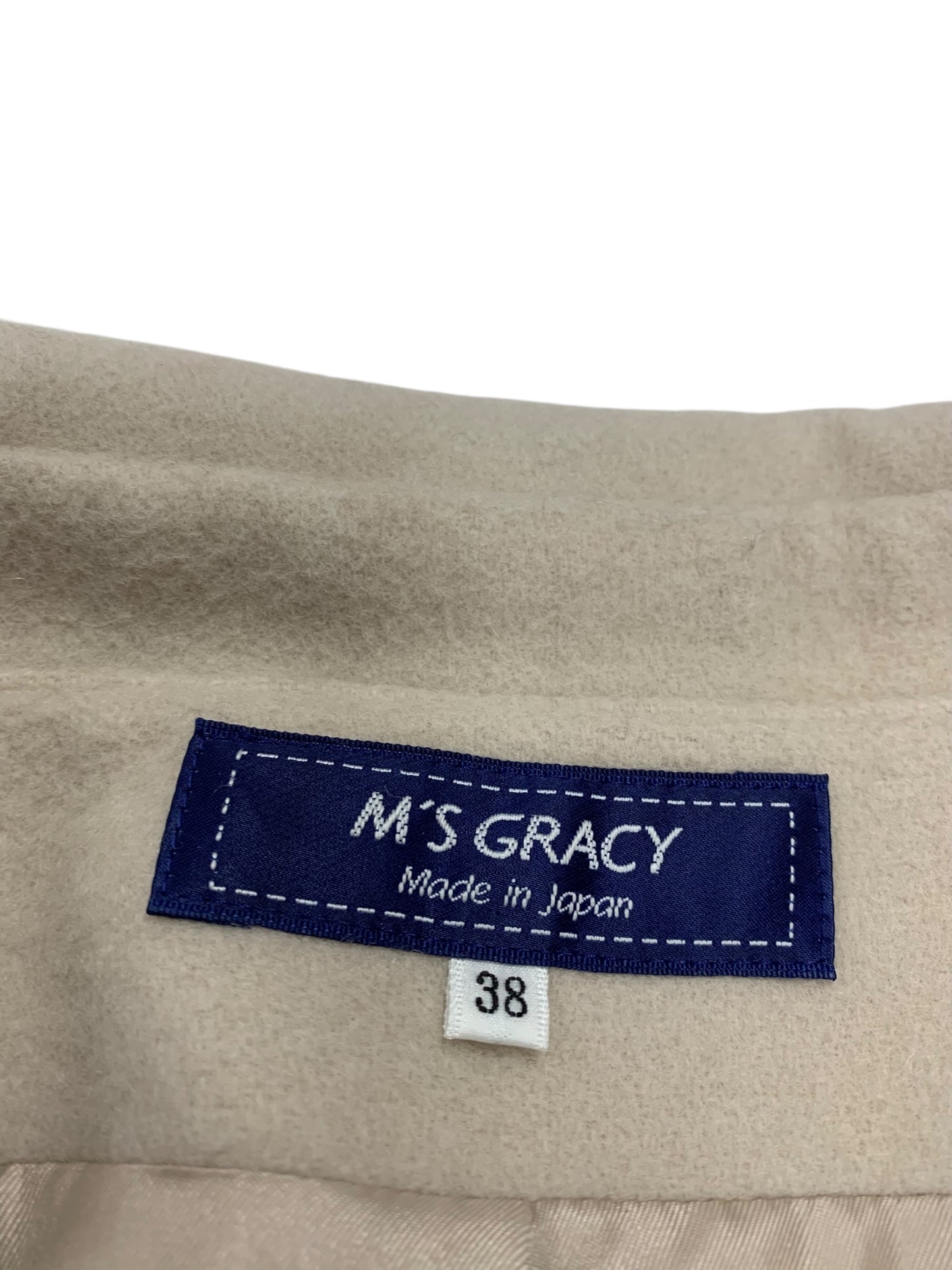 エムズグレイシー 419618 コート 38 ベージュ 大襟 ITY2QH99WBPS 【SALE】