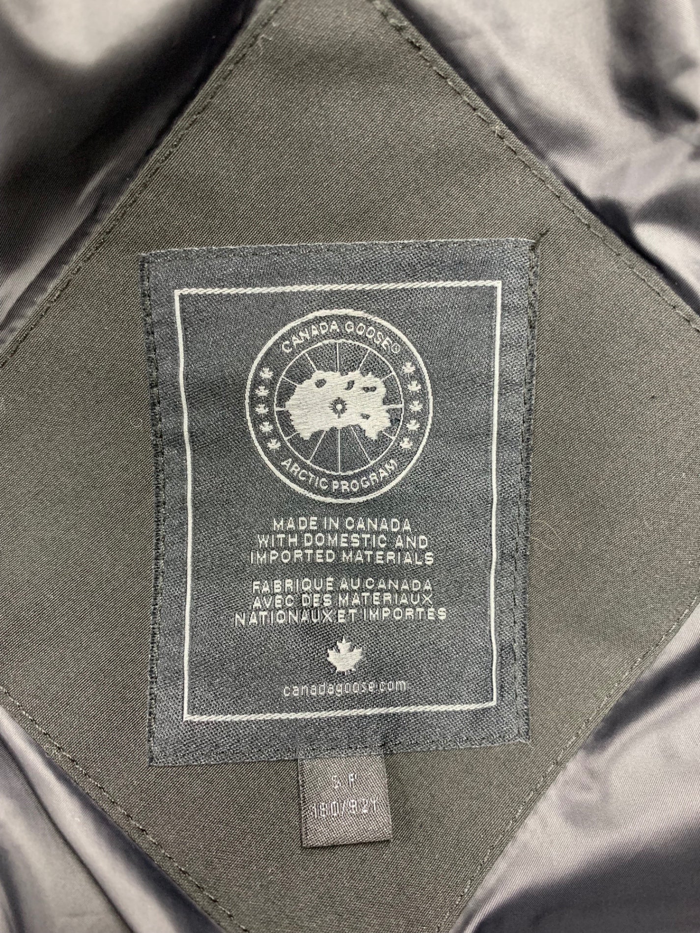 カナダグース BLACK LABEL  MACMILLAN PARKA 3804MB ダウンジャケット S ブラック ITA9S8G935UG