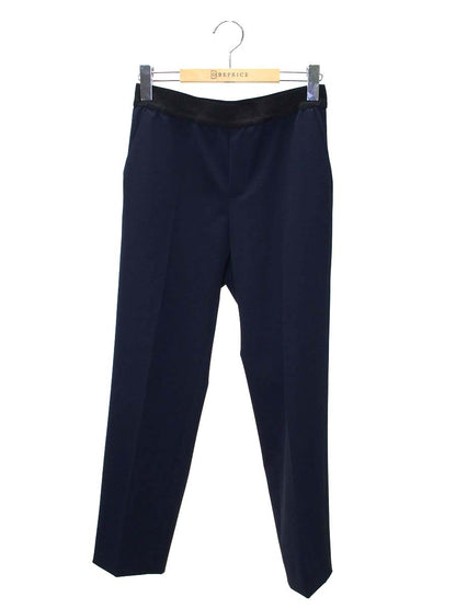 オフスタイル Jolie 151-642-32-2181 パンツ 40 ネイビー テーパード ITRRM0DEMDMQ